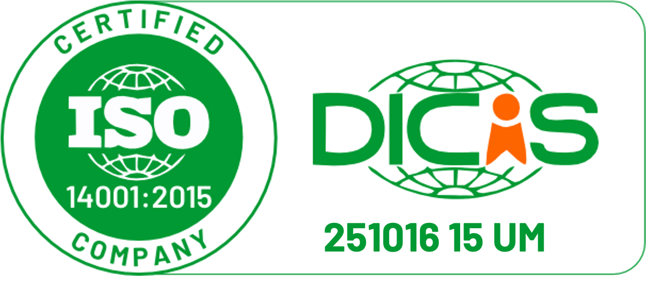 ISO 14001:2015 zertifiziert
